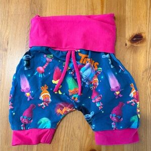 Trolls Kids Shorts - Pink and Blue